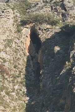 Detalle Cueva de las palomas