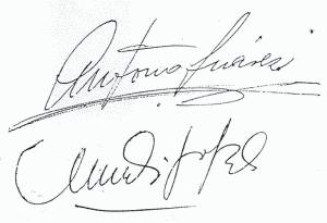 Firmas del documento